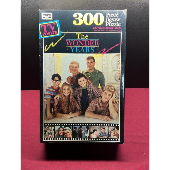 1991 Factory Sealed The Wonder Years Show 300 Piece Jigsaw Puzzle - Picture 1 of 4
